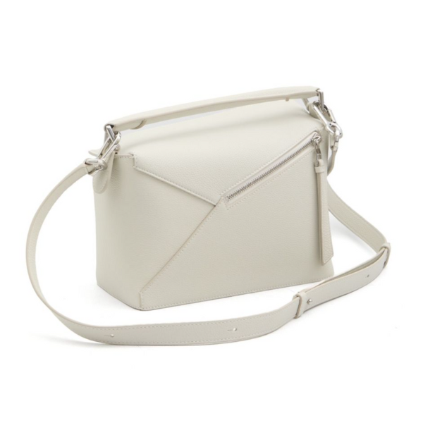 LOEWE　パズルバッグ スモール（ソフトグレインカーフ）